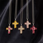 Viburnum Cross Necklace